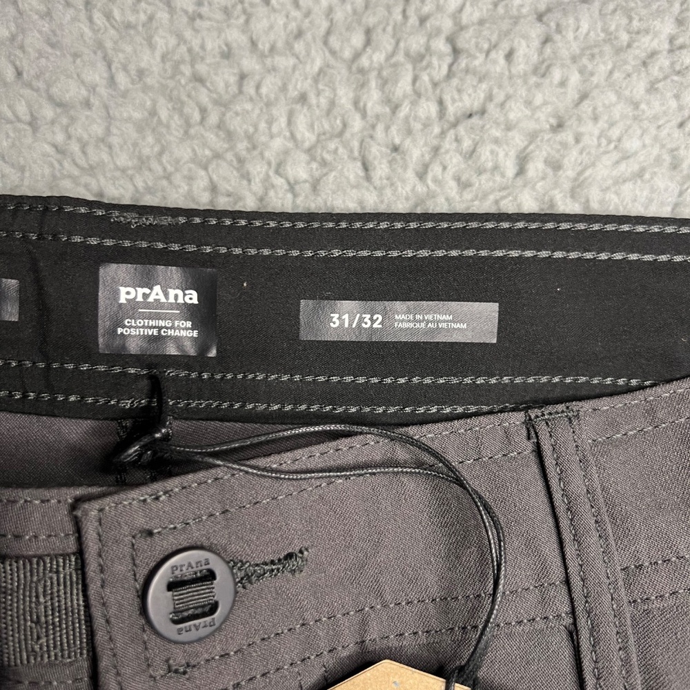 NWT prAna Stretch Zion Pant II Dark Iron 31X32, 34X32 - Picture 11 of 13